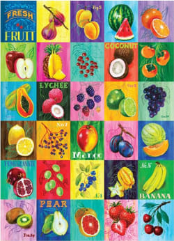 Fresh Fruit - Mixed Up! - Scratch and Dent Pattern & Geometric
