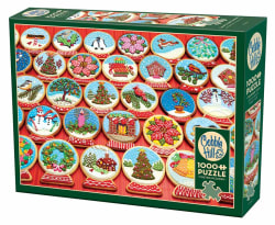 Snow Globe Cookies Christmas