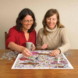 Flower Press: Spring Flower & Garden Jigsaw Puzzle