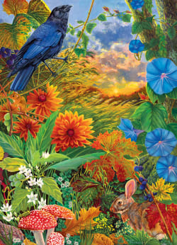 Woodland Gathering Birds