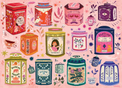 Tea Tin Treasures Mountain