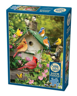 Summer Birdhouse Birds