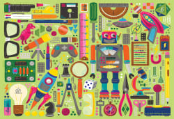 Nerdy Junk Drawer Collage