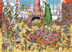 Elves at Work Christmas Jigsaw Puzzle