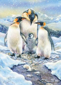 Penguin Family Birds Jigsaw Puzzle