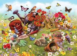 Garden Scene Animals Jigsaw Puzzle