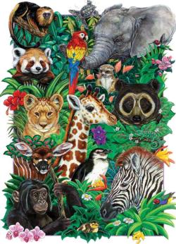 Safari Babies Animals Jigsaw Puzzle