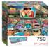 Back To The Past - Drive In Date Night Movies & TV Jigsaw Puzzle