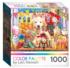 Color Palette - Ice Cream Parlor Pups Dogs Jigsaw Puzzle