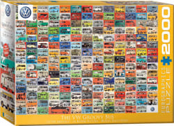 The Volkswagon Groovy Bus Collage&nbsp; Car