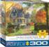The Blue Country House Landscape Jigsaw Puzzle