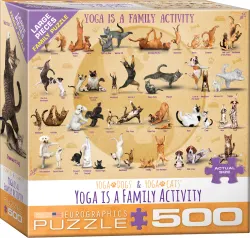 Yoga is a Family Activity Cats