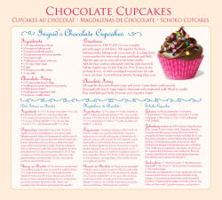 Chocolate Cupcakes Dessert & Sweets