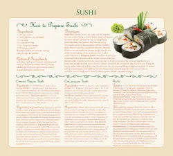 Sushi Food and Drink