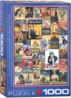 World War I & II Vintage Posters Patriotic