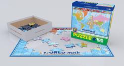 World Map Educational Jigsaw Puzzle