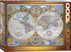 New and Accurate Antique World Map Maps & Geography