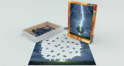 Lightning Striking Tree Photography
