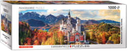 Neuschwanstein Castle Bavaria Germany Panoramic Castle