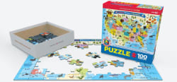 United States Map Illustrated Maps & Geography