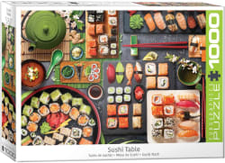 Sushi Table Food and Drink