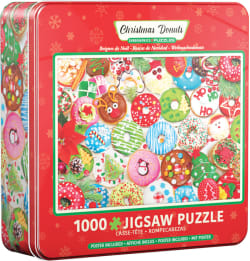 Christmas Donuts Tin Christmas