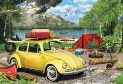 VW Beetle Camping Tin Vehicles