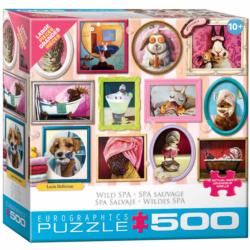 A Day at the Spa Animals Jigsaw Puzzle
