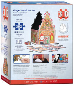 3D Puzzle - Gingerbread House Christmas