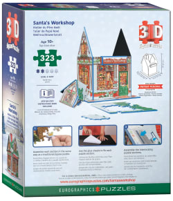 3D Puzzle - Santa's Workshop Christmas