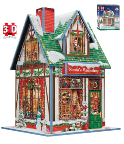3D Puzzle - Santa's Workshop Christmas