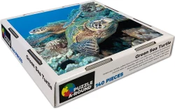 Green Sea Turtle Puzzle A&bull;Round Summer