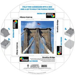 Brooklyn Bridge Puzzle A•Round Landmarks & Monuments
