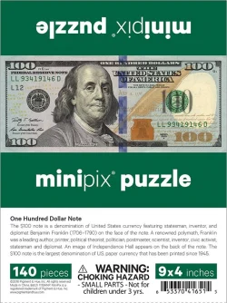 $100 Banknote MiniPix&reg; Puzzle United States