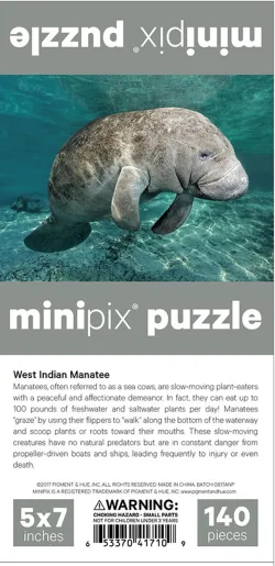 Manatee MiniPix&reg; Puzzle Animals