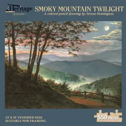 Smoky Mountain Twilight Landscape