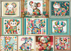 Patchwork Animal Parade Animals