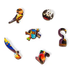 Pirate Pete Nutcracker - Wood Puzzle Pirate