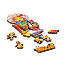 Sandra Claus Nutcracker - Wood Puzzle Christmas