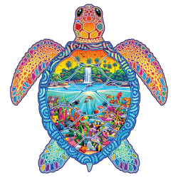 Sea Turtle - Wood Puzzle Sea Life