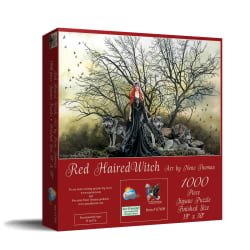 Red Haired Witch Gothic Art