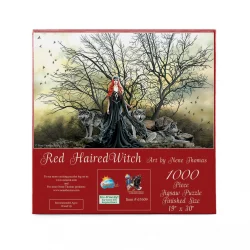 Red Haired Witch Gothic Art