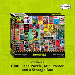 Famous Monster Movies Collage