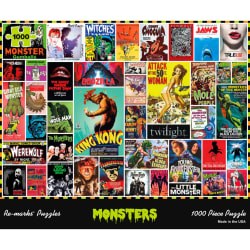 Famous Monster Movies Collage