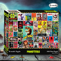 Famous Monster Movies Collage
