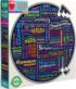 100 Great Words Collage Round Jigsaw Puzzle