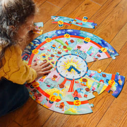 Around the Clock Puzzle Educational
