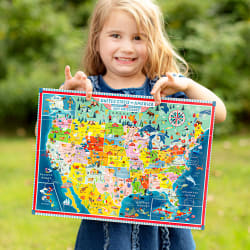 USA Map Educational
