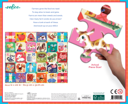 My Farm Alphabet 36 Piece  Giant Puzzle Farm