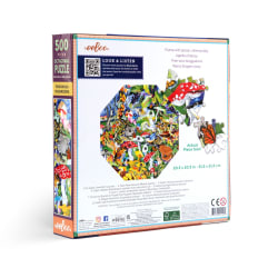 Poisonous Mushrooms Octagonal Puzzle Flower & Garden